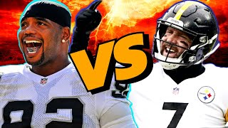 The Game Richard Seymour PUNCHED Ben Roethlisberger  2010 [upl. by Berey697]