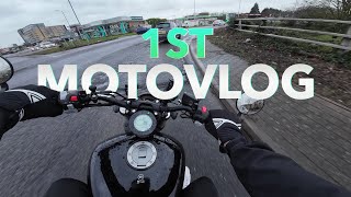 A Ride Out in The Rain With My New Motovlog Setup [upl. by Tenaj]