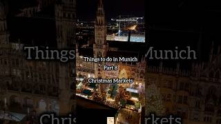 Things to do in Munich  Part 8  Christmas Markets in Munich munich [upl. by Mathia168]