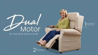 Dual Motor for Rise and Recline Chair [upl. by Ahsiekahs34]