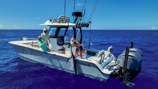 Fishing 35 miles Offshore on New 28’ Freeman Bay Boat CatchCleanCook [upl. by Valente]