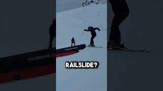 2 Pretz 2 on Skis🙌🏼 shorts freeskiing 2pretz2 faction damülsfaschina snowparkdamüls [upl. by Nivk]