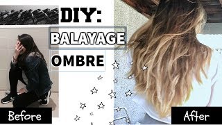 DIY How to Balayage Ombre  Ombre Hair at Home [upl. by Rockafellow244]