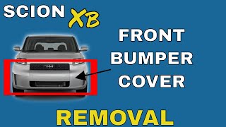 How to Replace Front Bumper 20042006 Scion xB [upl. by Neelyahs]