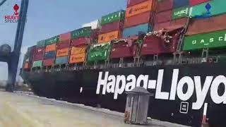 Container vessel collision in Karachi Port [upl. by Suivatna]