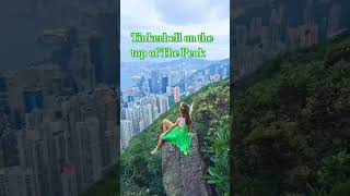 Tinkerbell on the top of The Peak OFWHK beautifulhk hkadventures explorehk ytshorts ytshort [upl. by Yelloh]