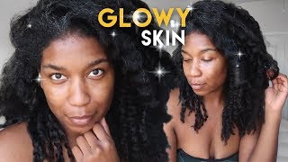 GRWM  My GLOWY SKIN Nighttime Routine  OILY Sensitive Skincare [upl. by Ynnep]