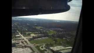 US Airways Dash 8 100200 Takeoff from Erie PA [upl. by Lyford642]