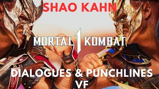 MORTAL KOMBAT 1  GENERAL SHAO Toutes les intros Dialogues amp Punchlines FR [upl. by Atnim580]