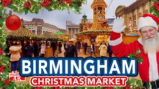 Birmingham Christmas Market  Full Tour [upl. by Laynad]