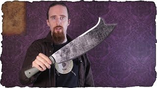 Review The Baryonyx Machete  Versatility and Cutting Power [upl. by Atirres]