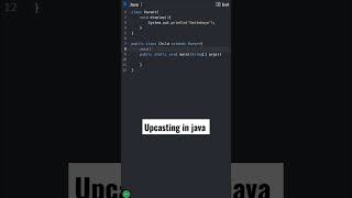 Upcasting in java  Pahadi Coder [upl. by Atteve]