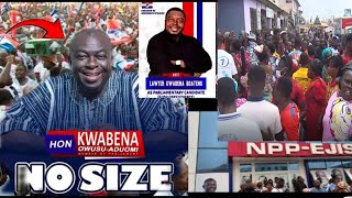 Break Kwabena Owusu Aduomi pulls surprises as he wins Ejisu Onwe amp NPPs candidate hometown [upl. by Rubbico700]