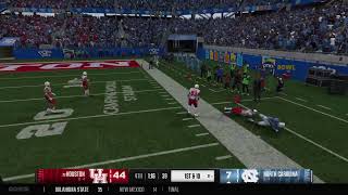 EA College Football 25 Dynasty 2033 Pop Tarts Bowl Houston  North Carolina [upl. by Evatsug]