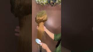 How to remove back comb from dummy hair foryou hairstyle hairsmoothing hairlook hairhacks [upl. by Cooper]