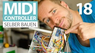 Multiple Multiplexer und Tests auf dem Breadboard – MIDIController E18 [upl. by Nylorahs]