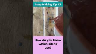 Soap Making Tip of the Day 7  Which oils do we choose when making soap soapmaking diy [upl. by Duky]