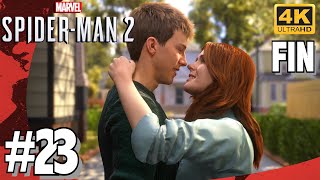 MARVELS SPIDERMAN 2 FIN  ENSEMBLE  VENUM BOSS FIGHT 23 4K 60fps [upl. by Eedyak]