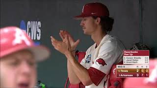 5 Arkansas vs 13 Texas 2018 CWS Game 1 [upl. by Patrich]