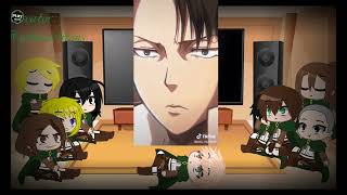 Aot react to Levi [upl. by Friend318]