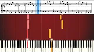 Albinoni  Adagio easy piano tutorial [upl. by Nanny]