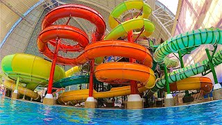 Waterslides at Tropical Islands in Krausnick Germany [upl. by Thill]