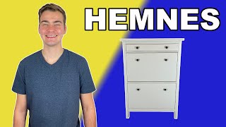 Hemnes Shoe Cabinet with 2 Compartments IKEA Tutorial [upl. by Greta]