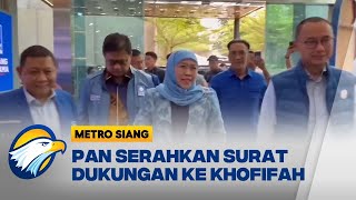 PAN Resmi Dukung Khofifah amp Emil Maju Pilgub Jawa Timur [upl. by Heydon]