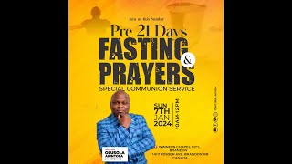 PRE21 DAYS PRAYER AND FASTING COMMUNION SERVICE  7 JANUARY 2024  WINNERS CHAPEL INTL BRANDON [upl. by Aicatsana]