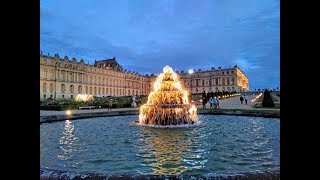 Fountains Show at Versailles Palace Fuentes del Palacio de Versalles [upl. by Akeirahs]