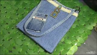 Diy Simply amp Beutiful jeans bag [upl. by Jojo]