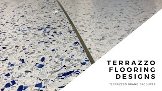 Terrazzo Flooring Designs  TERRAZZCO EZPour Epoxy [upl. by Marala]