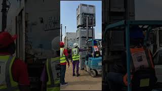 Forklift Operators Training 1 Benin city Edo state Day [upl. by Aikrehs]