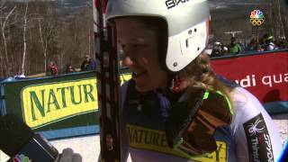 Alice McKennis on Winning  Super G  Nature Valley US Alpine Championships [upl. by Moclam800]