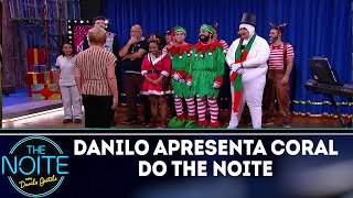 Danilo Gentili apresenta coral de Natal  The Noite 251218 [upl. by Yllac]