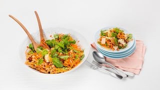 Lunchpasta met artisjok amp peen julienne – Allerhande [upl. by Enirehtacyram]