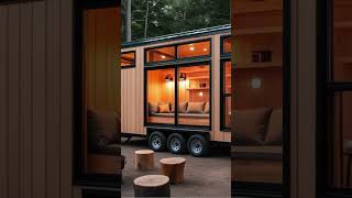 Ultimate MINIMALIST Tiny Home on WHEELS You HAVE to SEE 4 home relax [upl. by Picker421]