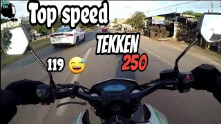 Top speed Tekken 250 [upl. by Laurice]