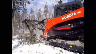 FAE Forestry Mulcher  SVL 90 Kubota [upl. by Laro]