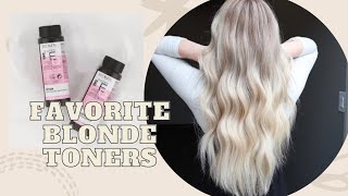 FAVORITE BLONDE TONERS USING SHADES EQ with pictures [upl. by Novit]