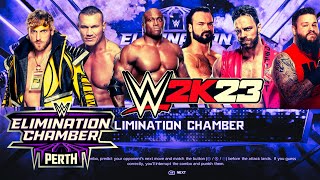 WWE 2K23 Elimination Chamber 2024 Elimination Chamber Mens Match [upl. by Mayor]