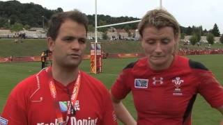 Wales v SA reaction Taylor amp Edwards [upl. by Aseeram]