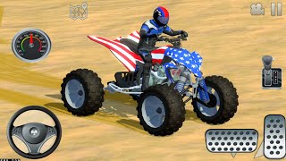 Racing Quad Mud Driving Dirt Road Offroad Quad Racing Android Gameplay [upl. by Ahgiela]