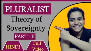 Pluralistic Theory of Sovereignty Part  II  Doctrine of Pluralism  Criticisms of Pluralism Hindi [upl. by Rebah592]