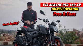 Tvs Apache RTR 160 4V Negatives ❌ amp Positives  Best Bike in 160CC [upl. by Luapnoj]