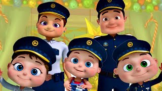 Police Finger Family amp More Nursery Rhymes amp Kids Songs  Baby Ronnie Rhymes  Zool Babies Fun Songs [upl. by Nwonknu987]