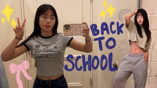 BACK TO SCHOOL Clothing Shopping Spree  mall vlog yesstyle and taobao haul [upl. by Haliehs966]