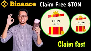 Claim 4 TON  Binance Red Packet Code Today  Red Packet Code in Binance today 2024  Red Packet [upl. by Mayram]