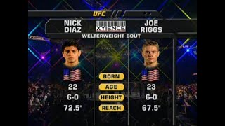 Nick Diaz vs Joe Riggs [upl. by Ardnuyek]