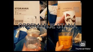 OPREMANJE STANA HAUL EmmezetaJyskPepcoIkea [upl. by Letreece684]